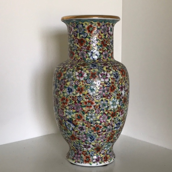 Other - Japanese Porcelain Ware 12” Tall Vase hand painted